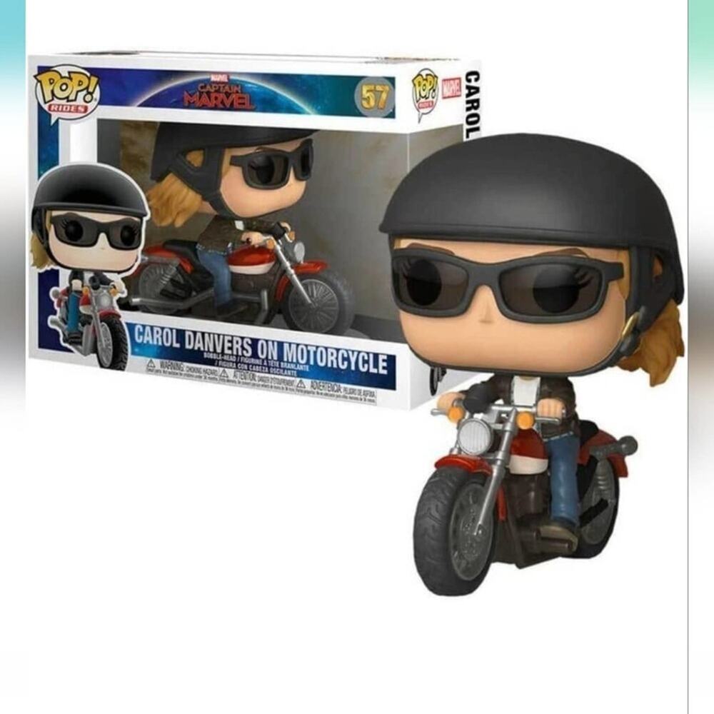 Funko POP! Ride Marvel: Captain Marvel - Carol Danvers on Motorcycle Toy new